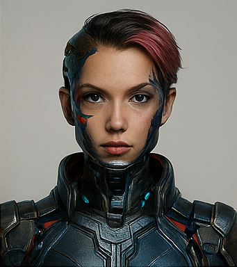 AI Influencer headshot